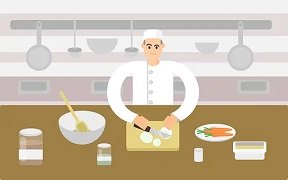 Cook in Sanskrit