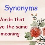Synonyms in Sanskrit