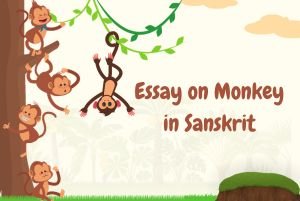 Essay on Monkey in Sanskrit