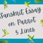 Sanskrit Essay on Parrot