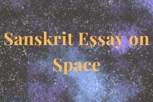 Sanskrit Essay on Space