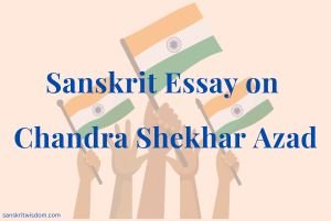 Sanskrit Essay on Chandra Shekhar Azad